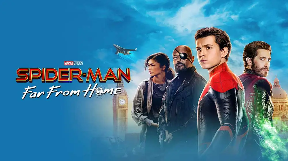 Spider-Man Far From Home - Exciting airline media choice
